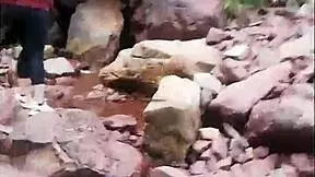 We went for a mountain hike with Estefii, a charming woman, and saw her playful side.