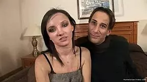 Adorable First Timer Gets Fucked In Her Porn Debut Bent Over Sucking Perky Tits