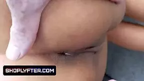 Brunette Thief Babe Kiarra Kai Bounces Shaved Pussy And Moans