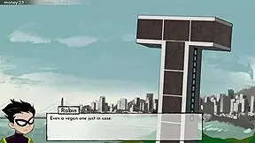 Watch Blackfire get cummed on in 18titans part 12?