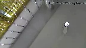 Hidden camera footage of mall shoppers