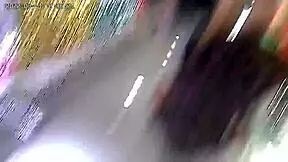 spycam catches upskirt views of random girls without panties in the mall