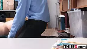 Teen Thief Likes This Deal, She Blows Me In The Garage For Not Callin The Cops