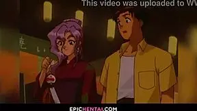 Mahoko intensely loses her virginity in hentai with wet pussy cunilingus