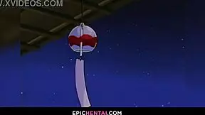 Mahoko intensely loses her virginity in hentai with wet pussy cunilingus