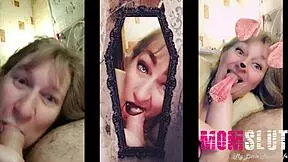 She plays like young slut in homemade blowjob scene?