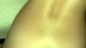 White girl teases with amazing ass riding bareback reverse cowgirl