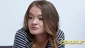 Cute Skinny Shoplifter Brunette Loves Rough Roleplay