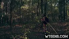 Horny teen 18+ sally squirtz bound in bondage for intense fucking