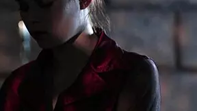 two women in cosplay enjoy water sex with big tits and pussy fucking