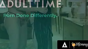 Busty milf brings stepdaughter Haley Reed on honeymoon for scissoring.