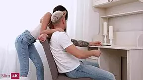 Exotic Beauty Tempts Boyfriend Into Lovemaking