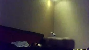 That prostitute from Cuernavaca is in the hotel room.