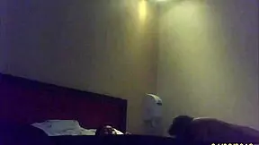 That prostitute from Cuernavaca is in the hotel room.