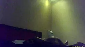 That prostitute from Cuernavaca is in the hotel room.