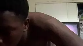 Ebony Bends Over For Big Black Cock Cumshot