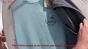 Fitting Room Sex With Consultant Ends Cum Swallow?