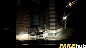 Fake cop cheeky young 18+ lass likes daring outdoor sex