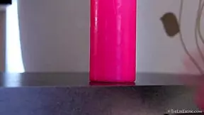 is cute teen mira v fingering her small tits alone?