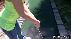 Teen Sucks Cock Hard in POV Rough Fucking Action!