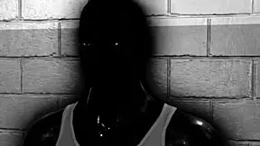 A naked and sexually active 18-year old girl pleasures herself and throatf**ks in prison strapping