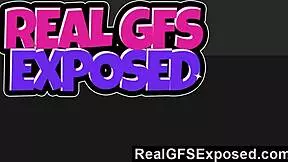 Tight cutie Zoey begged to masturbate in bedroom by boyfriend