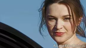 serena j sensually strips and reveals her petite 18+ body.