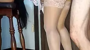 Posing As Nurse For Homemade Blowjob And Fuck Service