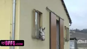 sexy teen 18+s enjoy hot fuck on a road trip 😍