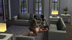 The sims 4 introduced me to a new family orgy with teens and old ones.