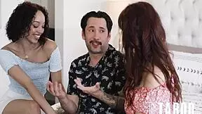 Tommy Pistol gets comforted by Syren De Mer and Alexis Tae