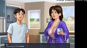 Summertime Saga cap 1 - las tetas de mi amiga Judith