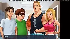 Summertime Saga cap 1 - las tetas de mi amiga Judith