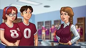 Summertime Saga cap 1 - las tetas de mi amiga Judith