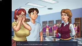 Summertime Saga cap 1 - las tetas de mi amiga Judith