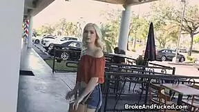 Teen girl gives random man oral in public