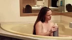 Relaksasi Masa Mandi Dengan Isteri Hamil Shadebunny - Menenangkan