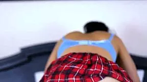 The bride guides her groom with determination, leading them to new heights of pleasure that night.