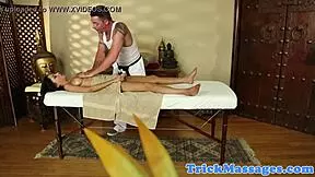 Teen Throatfucked During Massage By Masseur