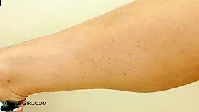 Super hot teen masturbates in interview