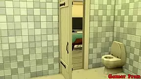 sakura porn cap 4 naruto gets locked in bathroom with hinata and sakura for a threesome