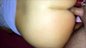 stepmom takes stepson's virginity in bedroom with dirty talk.