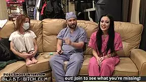 blaire celeste gets jizzcasso blasted by doctor tampa in hospital fetish