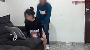 Oh wow, lonely woman gets creampied by the naughty maintenance guy in her home!