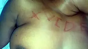 She asks, Want to see my big tits with this monster cock?