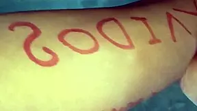 She asks, Want to see my big tits with this monster cock?