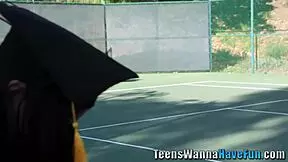 Amateur lesbian eats pussy at high definition party