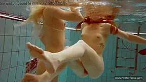 Bare-knuckle pool play with beauties