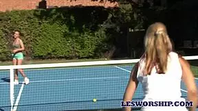 Milf Sarah Vandella seduced by lesbian teen in hot tub