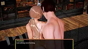 check out this blonde teen getting doggystyled in the anime game my new family